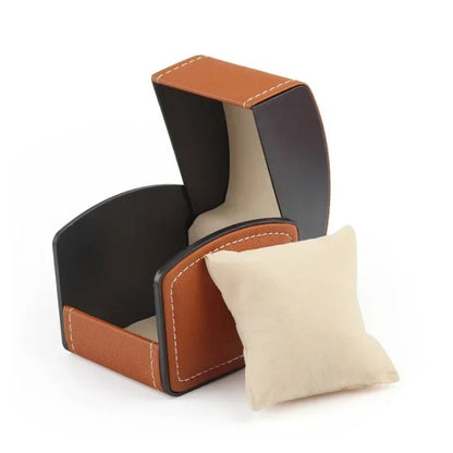 Elegante caja para relojes con almohadillas protectoras