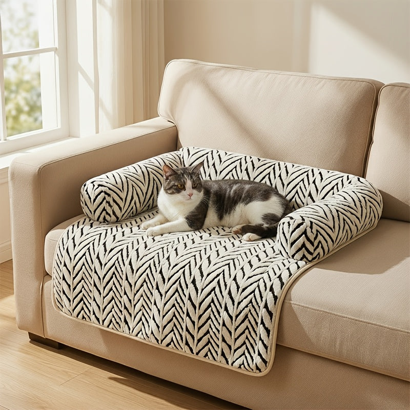 Sofá cama de felpa para mascotas