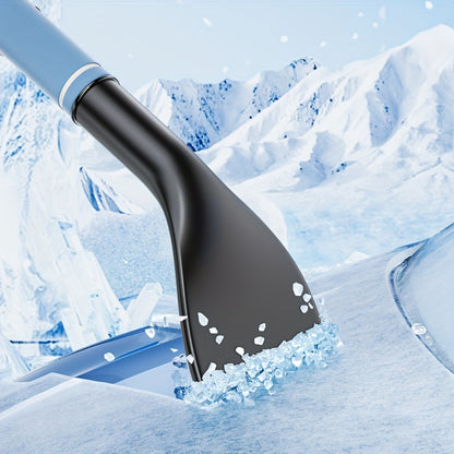 Batidor de varillas extensible con rascador de hielo para el coche