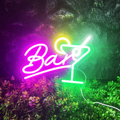 Prigušivi LED neonski bar znak – USB napajanje s prigušivačem