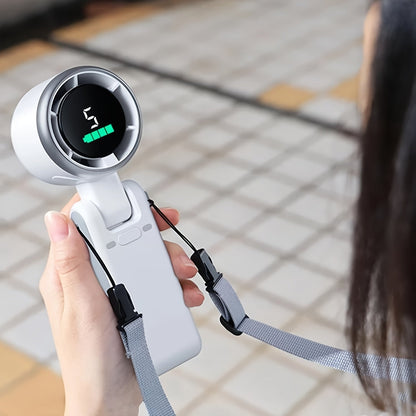 Kompaktni turbo ručni ventilator – 3-u-1 USB punjivi s 5 brzina
