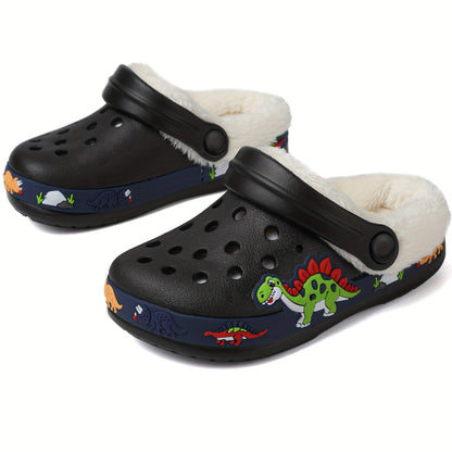 Zapatillas calefactables divertidas para niños: suaves y cómodas para interiores.