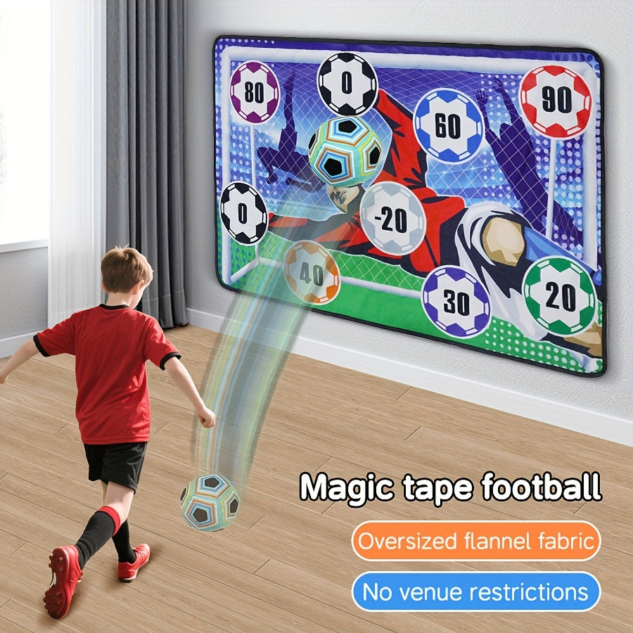 Fußball-Zielwurfspiel für Kinder