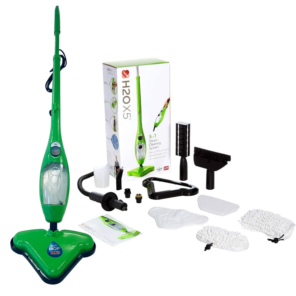 Limpiador a vapor 5 en 1 para suelos y superficies