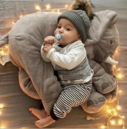 Jastučić za bebe Elephant Snuggle – Mekan, ugodan i udoban