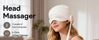 Elektrisches Kopf- und Augenmassagegerät mit Wärmefunktion