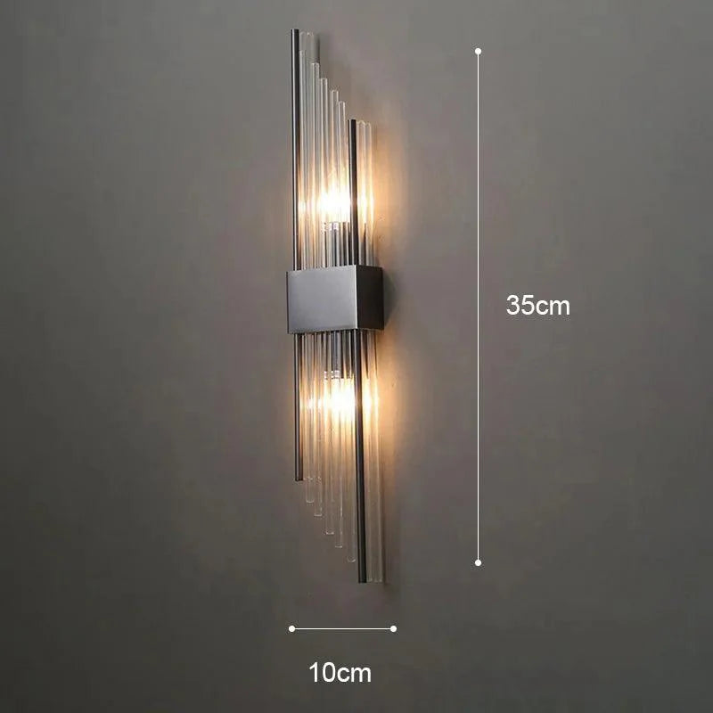Moderne LED Wandlampe mit Stabdesign