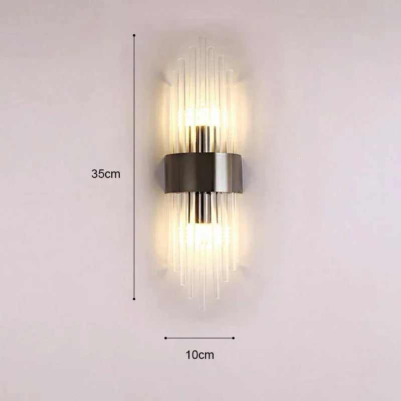 Moderne LED Wandlampe mit Stabdesign