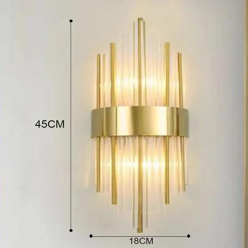 Moderne LED Wandlampe mit Stabdesign