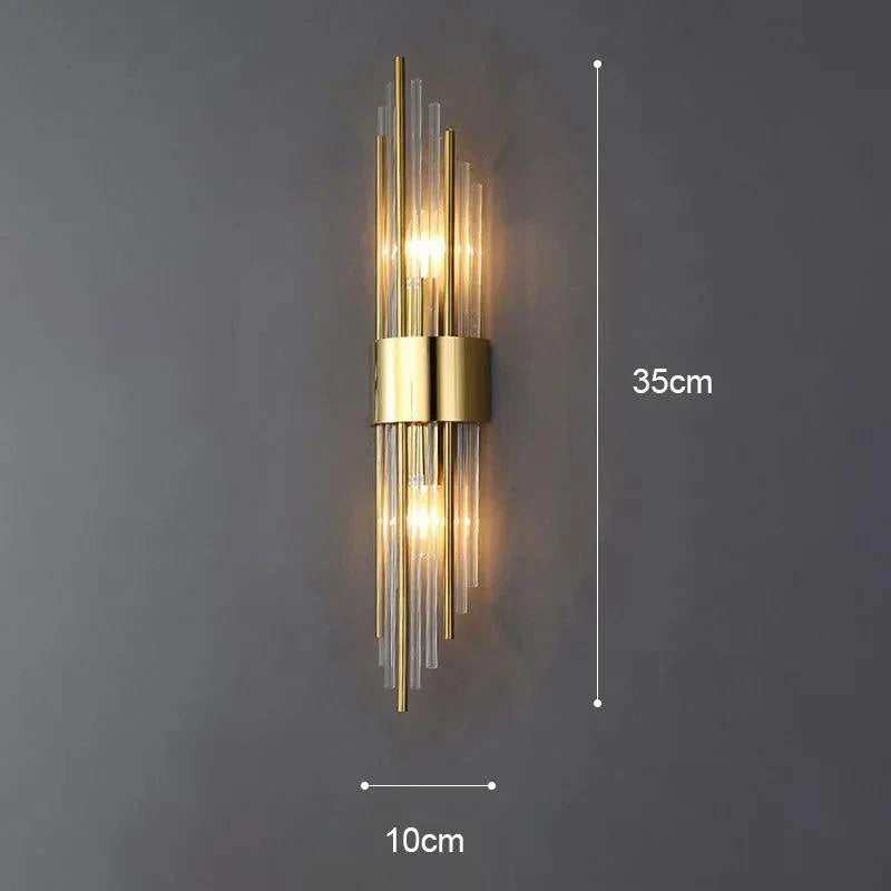 Moderne LED Wandlampe mit Stabdesign