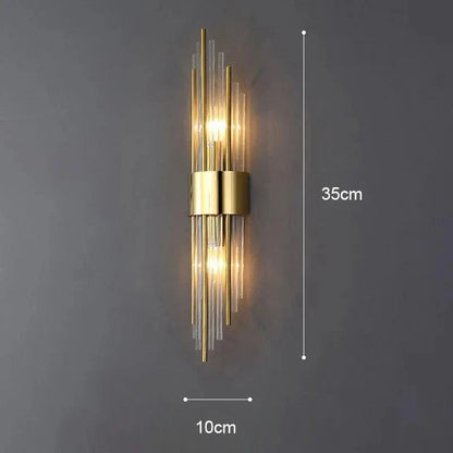 Moderne LED Wandlampe mit Stabdesign