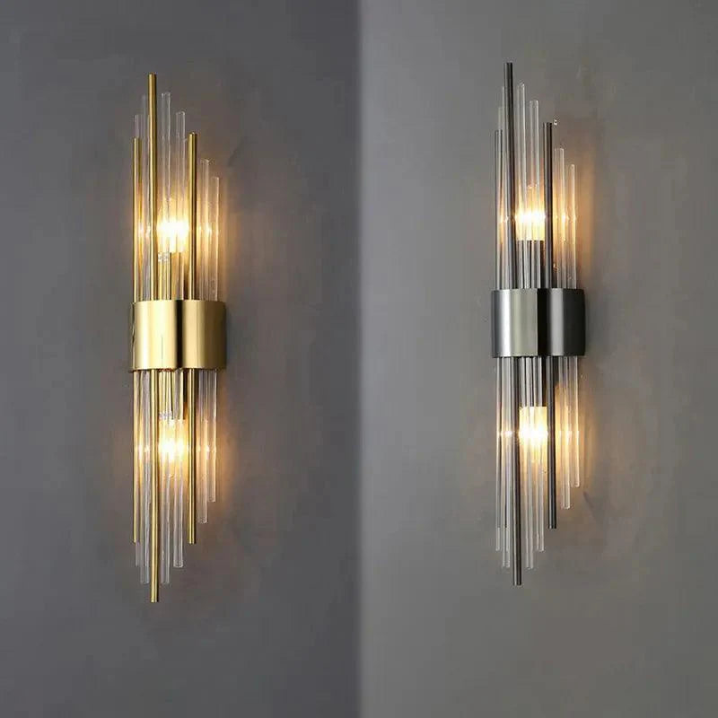 Moderne LED Wandlampe mit Stabdesign
