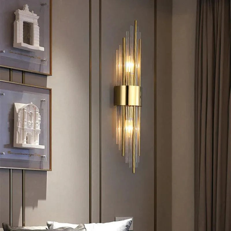 Moderne LED Wandlampe mit Stabdesign