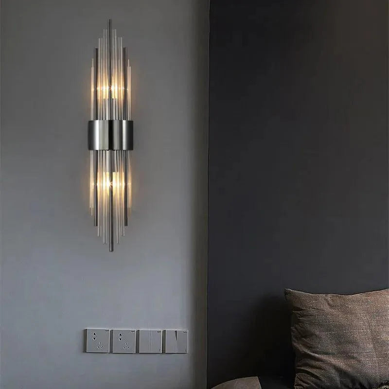 Moderne LED Wandlampe mit Stabdesign
