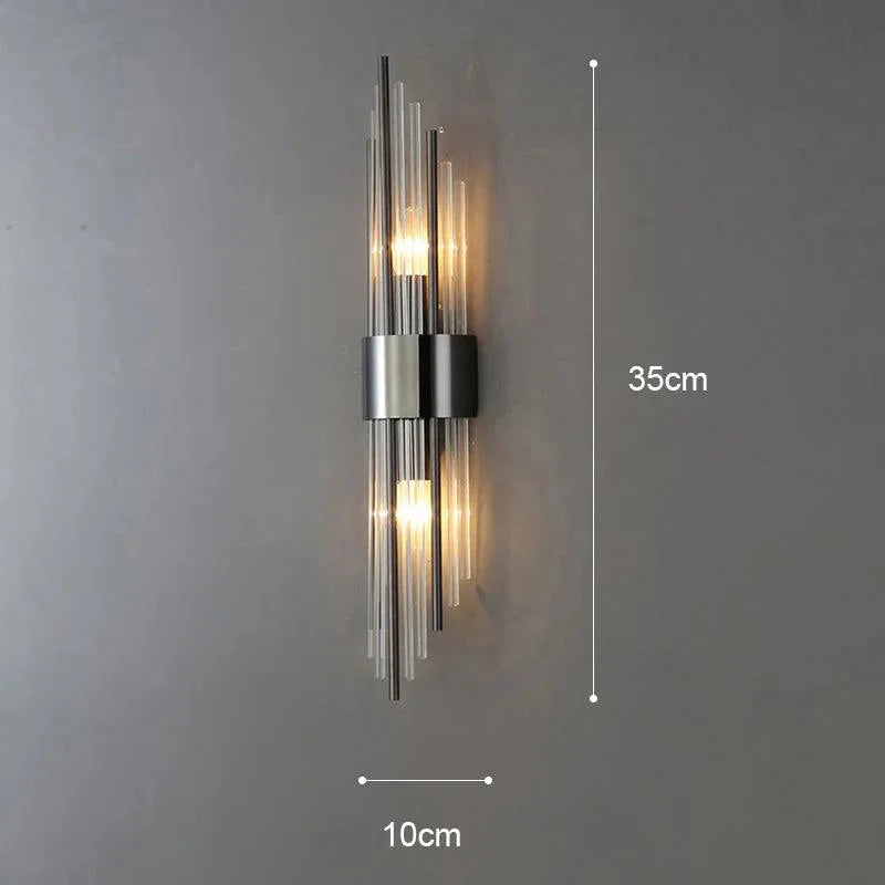 Moderne LED Wandlampe mit Stabdesign