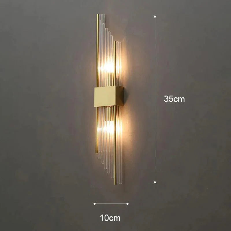 Moderne LED Wandlampe mit Stabdesign
