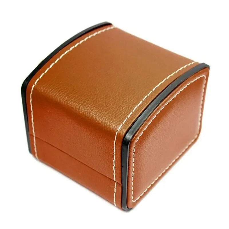 Elegante caja para relojes con almohadillas protectoras