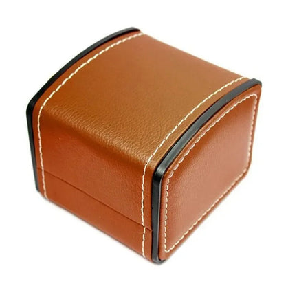 Elegante caja para relojes con almohadillas protectoras