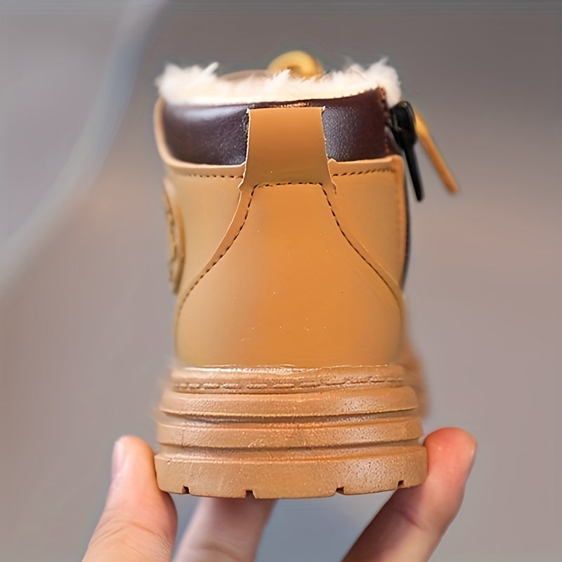 Trendy flis čizme za dječake - Toplo i vodootporno