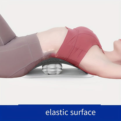 Suporte lombar RelaxBack com múltiplos níveis de ajuste para maior conforto e relaxamento.