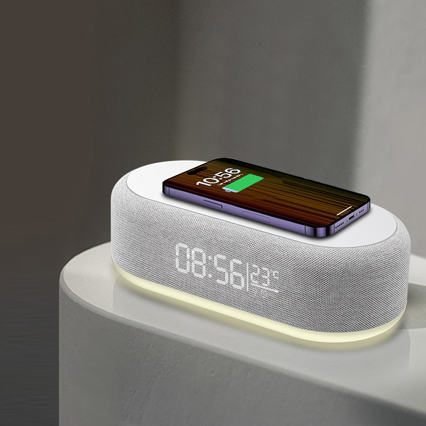 Luz nocturna multifuncional GlowTime: compacta y práctica para cualquier habitación