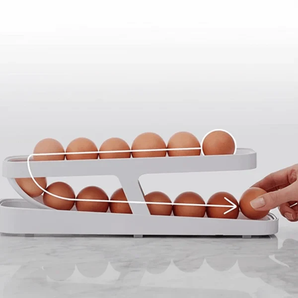 SmartEgg – Práctico porta huevos con función de rodadura