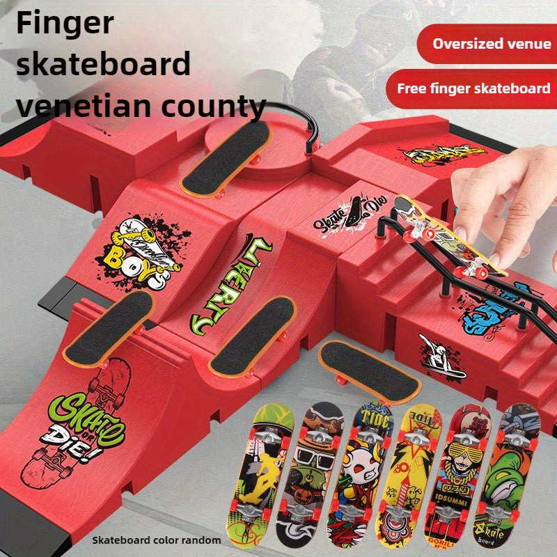 MiniRamp finger skatepark – kreativna zabava i trening vještina