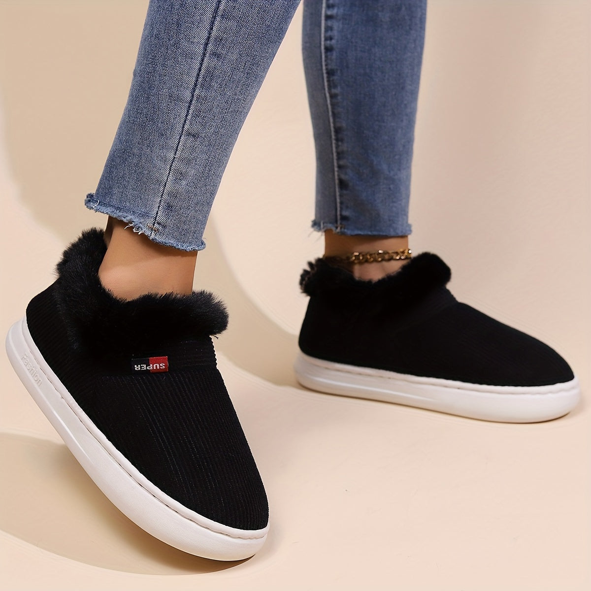 Pantuflas Liza Fluffy: calidez y comodidad para mujer