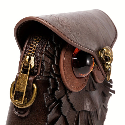 Steampunk mini torbica s motivom sove – Stilski i funkcionalno