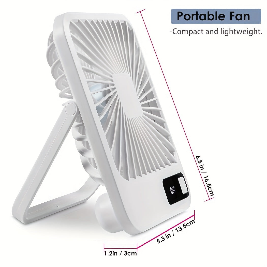Eritex prijenosni stolni ventilator – Sklopiv s 5 brzina