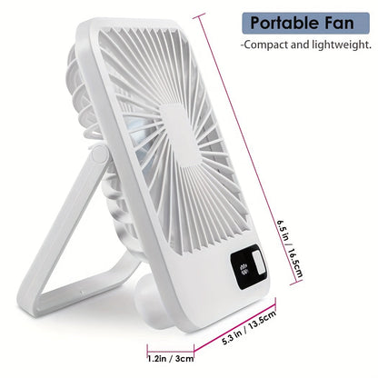 Eritex prijenosni stolni ventilator – Sklopiv s 5 brzina
