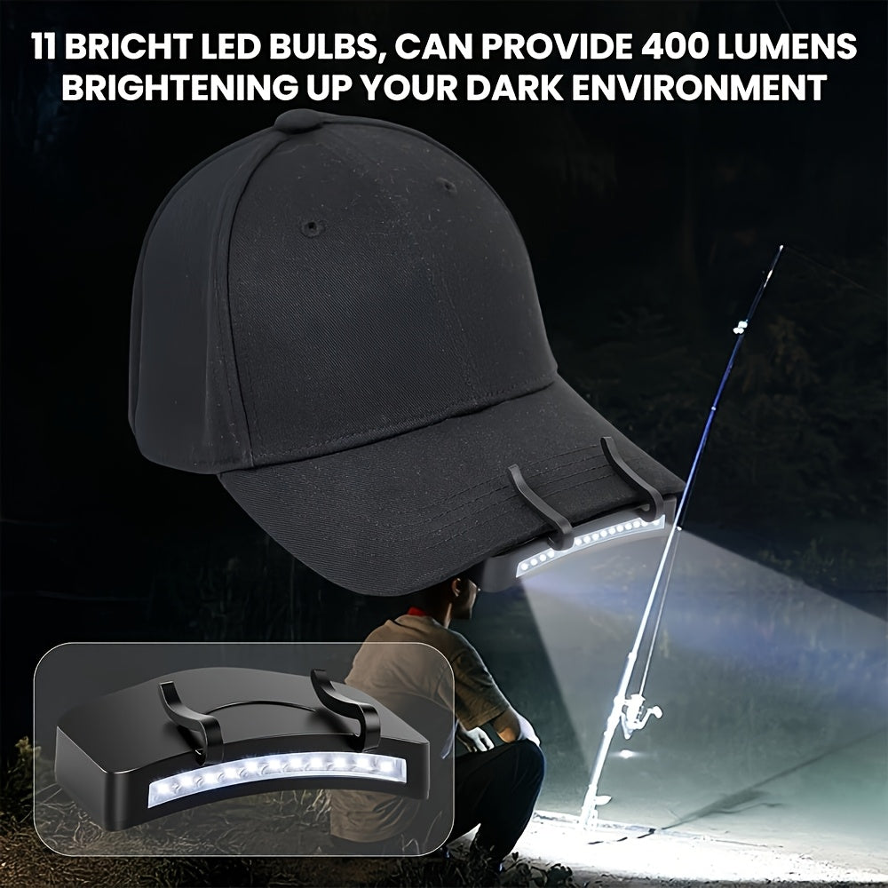 LED-Kappenleuchte mit 11 LEDs und Clip