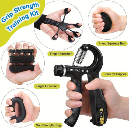 PowerGrip Set za Trening Ruku – 5-u-1 za Jake Ruke i Podlaktice