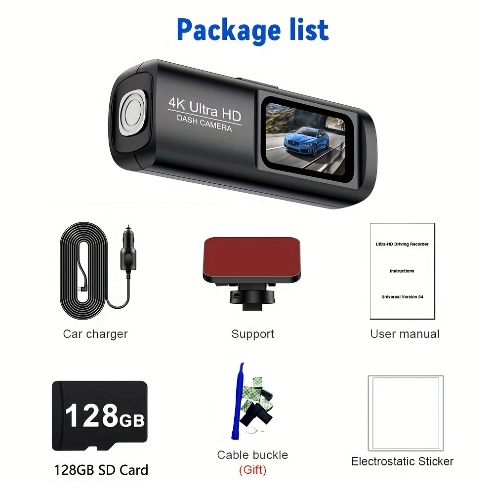 4K Ultra dashcam – Tanak sigurnosni uređaj i oštre slike na svakom putovanju