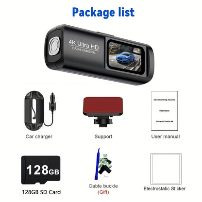 4K Ultra dashcam – Tanak sigurnosni uređaj i oštre slike na svakom putovanju