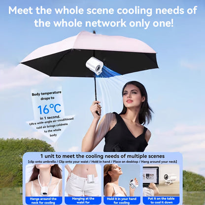 BreezeClip mini ventilator – Snažno hlađenje, bilo gdje i bilo kada