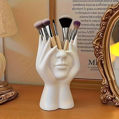 Kreativer Gesichts-Pinselhalter für Kosmetik und Stifte