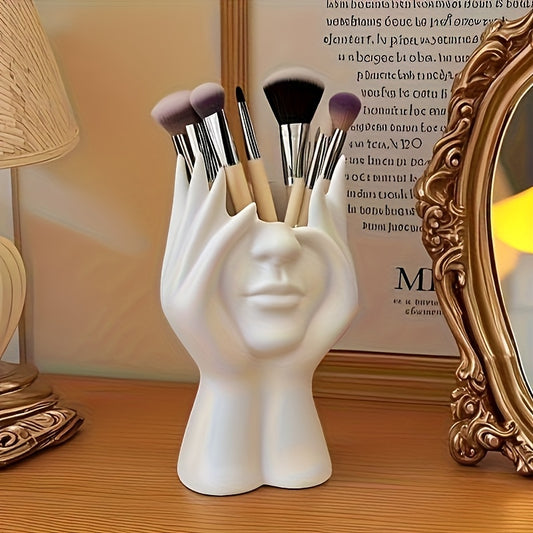 Kreativer Gesichts-Pinselhalter für Kosmetik und Stifte