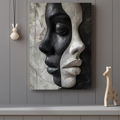 Apstraktni ženski 3D portret – DIY set za platno za ljubitelje umjetnosti