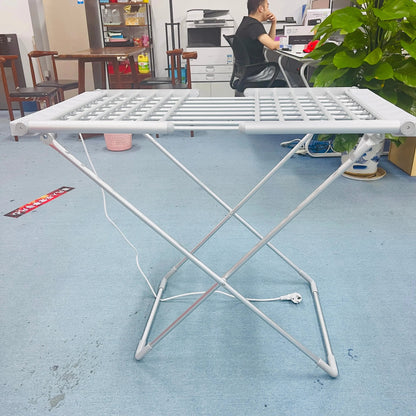 Elektrischer, klappbarer Wäscheständer mit Heizfunktion