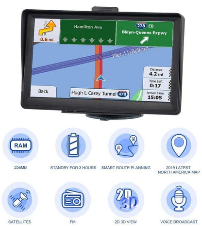 7-inčni GPS navigacijski sustav – pouzdano vođenje ruta za auto i kamion