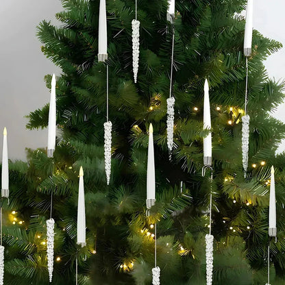 Velas LED sem fios para árvore de Natal, com comando à distância