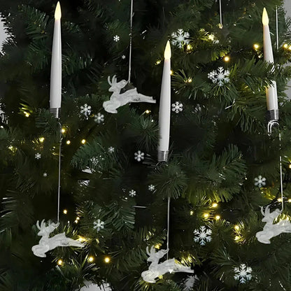 Velas LED sem fios para árvore de Natal, com comando à distância