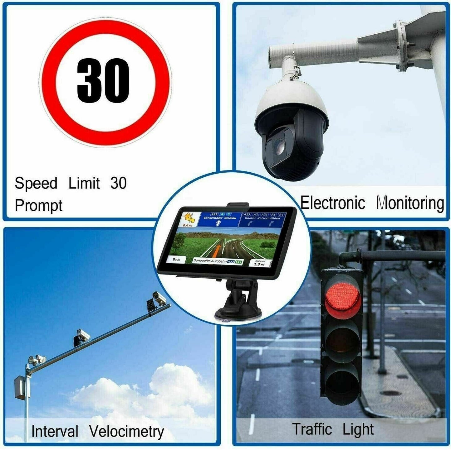 7-inčni GPS navigacijski sustav – pouzdano vođenje ruta za auto i kamion