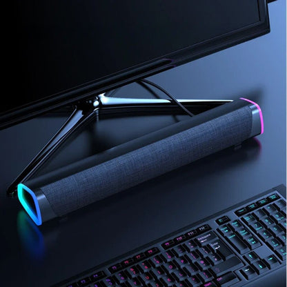 Barra de sonido para juegos SonicBeam: sonido dinámico con ambiente LED