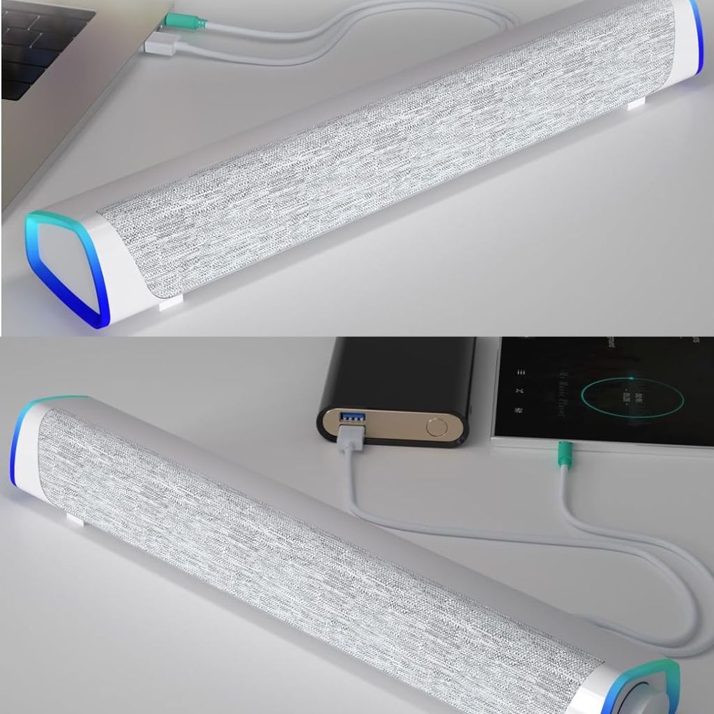 Barra de sonido para juegos SonicBeam: sonido dinámico con ambiente LED