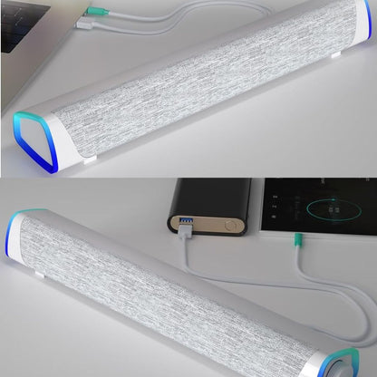 Barra de sonido para juegos SonicBeam: sonido dinámico con ambiente LED