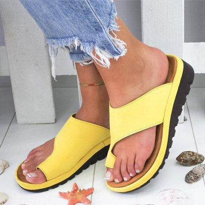 Komfortable Plattform Zehen-Trennsandalen – Sommer-Essential