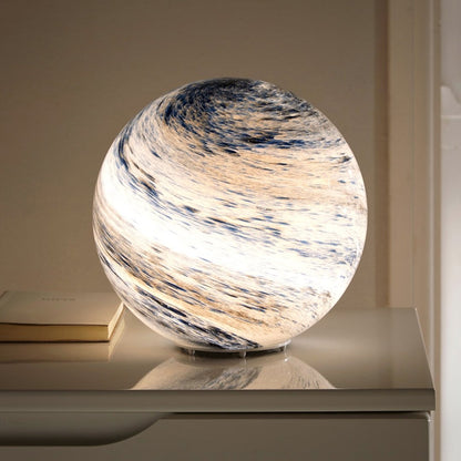 Lámpara lunar de cristal con 16 colores de luz y control remoto