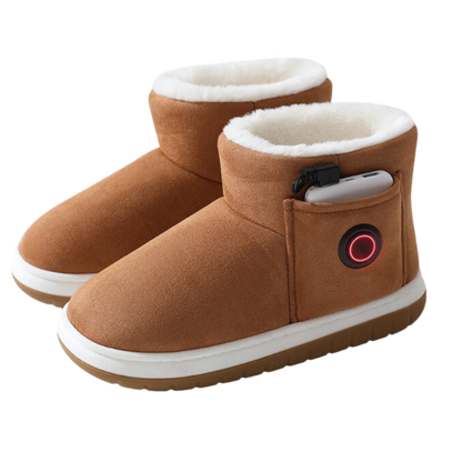 Botas de inverno aquecidas com níveis de aquecimento ajustáveis e forro interior macio